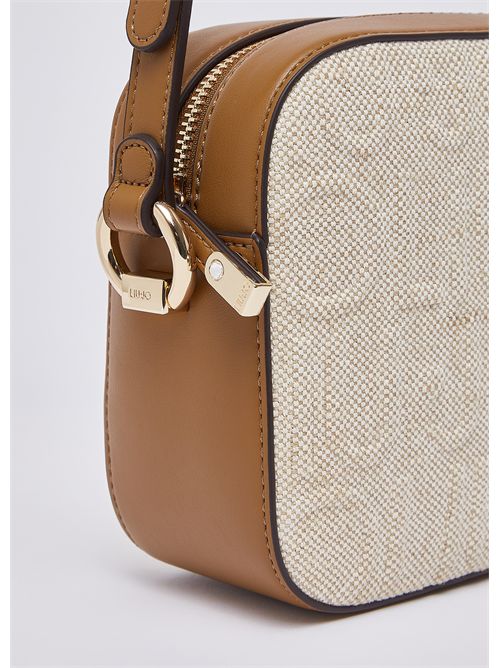 Borsa a tracolla media in juta LIU JO | AA6211T381A/00005